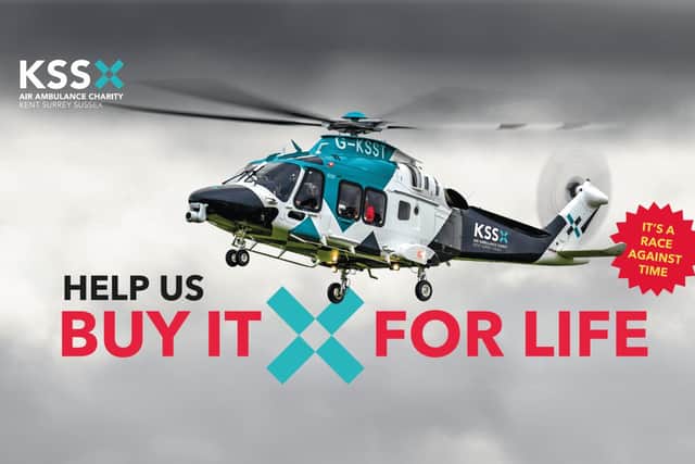 Air Ambulance Charity Kent Surrey Sussex urgently needs to raise £1M