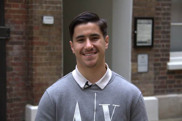 Gianluca Squitieri, from Saint John the Baptist Sixth Form in Woking has been announced as one of the finalists in The Gresham Competition.