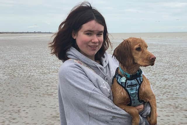 The family said before Hannah died,she was where she wanted to be, living in the community with her beloved dog Milo.