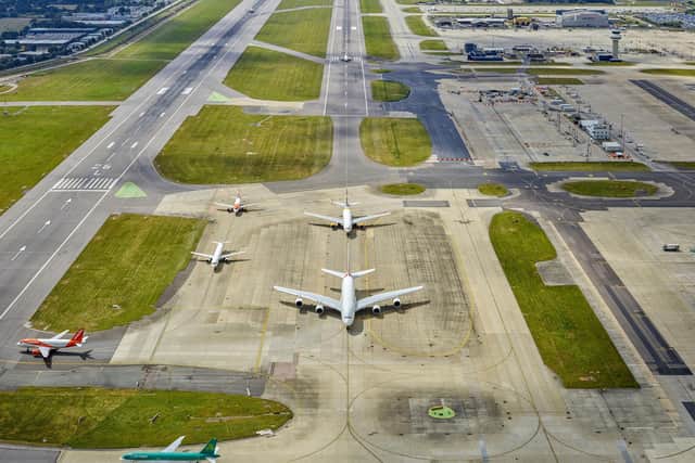 London Gatwick airport's runways | Picture: Jeffrey Milstein