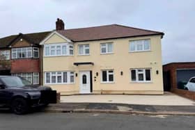 Outside 18 Edwards Way, Ashford. (Credit: Spelthorne Borough Council planning documents/ Homz 2024) Permission for use.