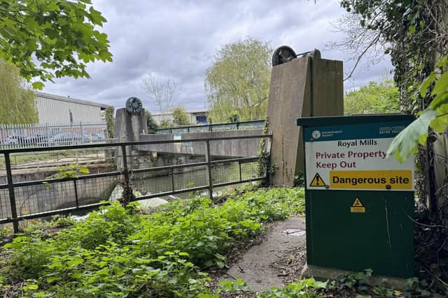 Mill Road overflow sewage site (image Chris Caulfield)