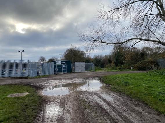 Surrey County Council's recommended safe route to Esher High School (image Palamena Naydenova)