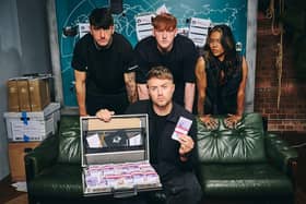 Roman Kemp gives away £100k with Danny Aarons, Angry Ginge, Ash Holme