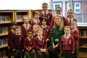 Pupils at Danetree School