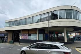 Former nightclub entrance (shown as Slice) left and TGI Friday’s entrance on the right. (Credit: Guildford Borough Council planning documents/ Adventure Leisure Limited)