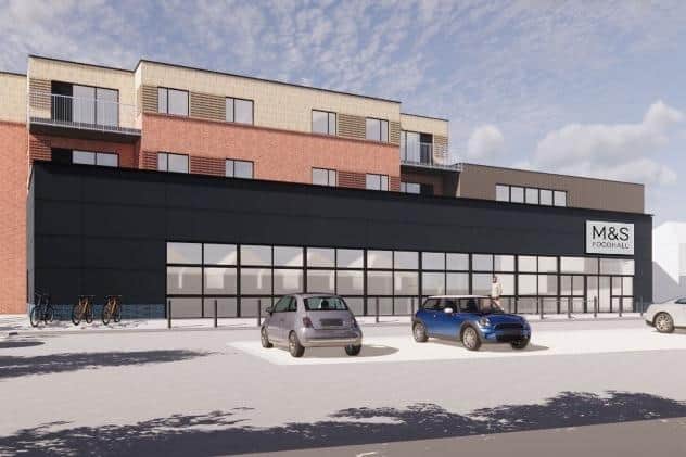 CGI for proposed M&S Foodhall in Claygate, from Kilo Properties' website. Credit: Kilo Properties