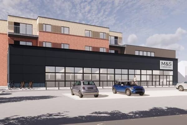CGI for proposed M&S Foodhall in Claygate, from Kilo Properties' website. Credit: Kilo Properties
