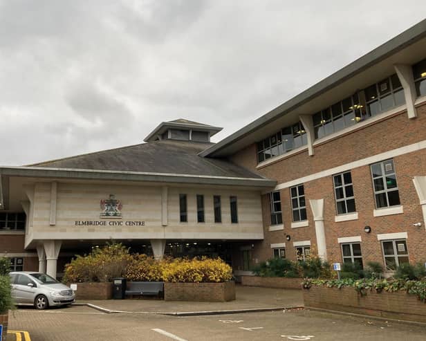 Elmbridge Civic Centre, where Elmbridge Borough Council is based. Photo credit Emily Coady-Stemp, LDR. Approved for use.