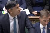 Jonathan Lord asks Rishi Sunak a question during PMQs. Picture: submitted