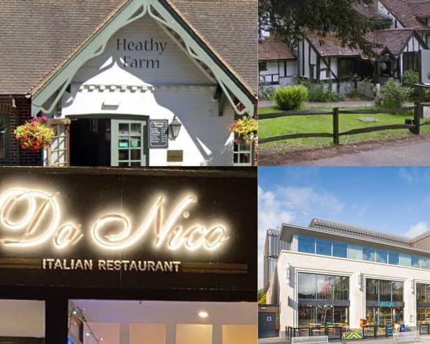 The top 11 restuarants in Crawley according to Tripadvisor
