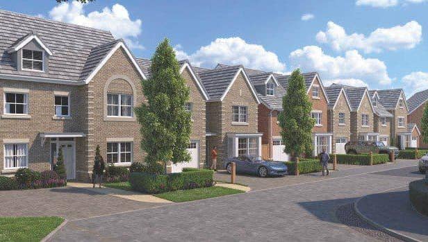 Planning CGIs of Bellway’s Regent’s Gate development in Virginia Water. Picture: submitted