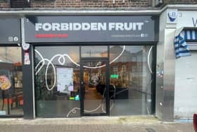 Shop front view of Forbidden Fruit dessert shop. (Credit: Forbidden Fruit/Spelthorne Council documents)