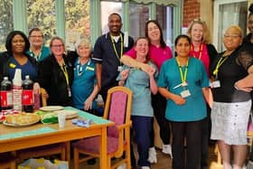 Staff at Tupwood Gate Nursing Home