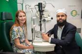 As her blurred vision didn't go away, she booked a routine appointment with Specsavers Alton - who spotted something unusual on the surface of her eye