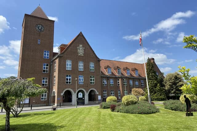 Spelthorne Borough Council offices in Knowle Green, Staines. Credit: Emily Coady-Stemp