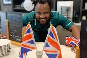 Staff enjoying the special day celebrations