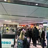 A large part of the South Terminal has been evacuated as a precaution while a ‘security incident’ is investigated. Photo: @LaurenceKC