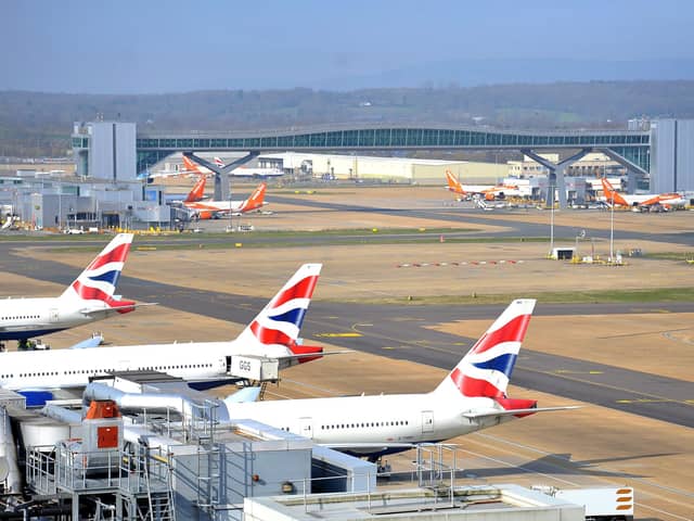 London Gatwick airport. Picture: Steve Robards