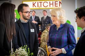Her Majesty The Queen, formerly the Dutchess of Cornwall, opening Nourish Hub in 2022