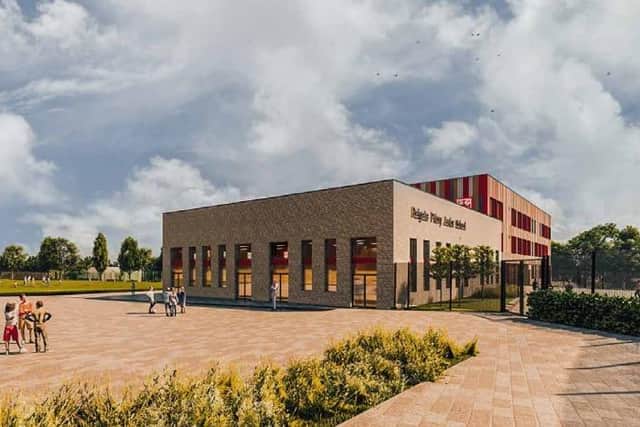 Reigate Priory School plans for Woodhatch Place site. From planning documents, credit: Noviun Architects