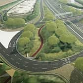 The Secretary of State for Transport has today (May 17) approved plans that will transform journeys around junction 9 of the M3. Picture courtesy of National Highways