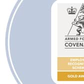 The Armed Forces Covenant gold award
