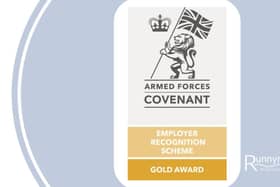 The Armed Forces Covenant gold award