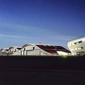 Farnborough airport terminal building. (Photo by Walter Homann/Construction Photography/Avalon/Getty Images)
