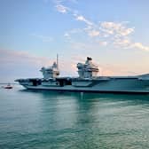 HMS Queen Elizabeth returned to Portsmouth on July 30 after spending several months in Rosyth for repairs.