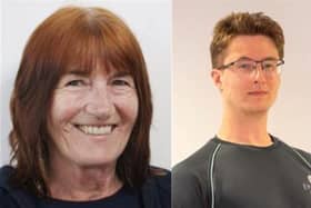 Cllr Julie Morris (left) and Cllr James Lawrence (right). Credit: Epsom and Ewell Borough Council. Approved for use.