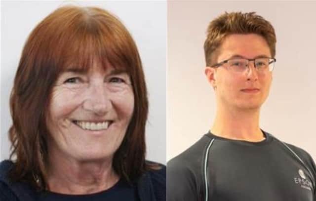 Cllr Julie Morris (left) and Cllr James Lawrence (right). Credit: Epsom and Ewell Borough Council. Approved for use.