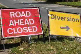 A lane closure on the M23 will likely remain in place for the rest of the day after an oil spillage. Photo: Sussex World