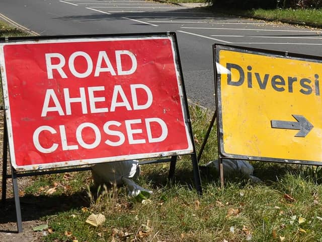 A lane closure on the M23 will likely remain in place for the rest of the day after an oil spillage. Photo: Sussex World