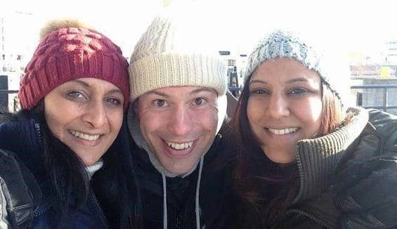 Co-Founders of Cardology, Sisters Dipa Shah, Kripa Shah and Kripa’s husband David Falkner