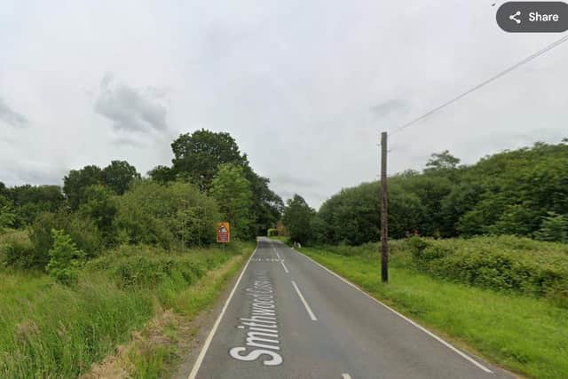A man died in a crash involving a car and a van at Smithwood Common Road, Cranleigh, north of Horsham this morning (April 17)