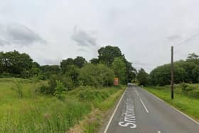 A man died in a crash involving a car and a van at Smithwood Common Road, Cranleigh, north of Horsham this morning (April 17)