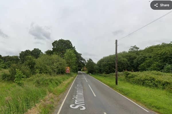 A man died in a crash involving a car and a van at Smithwood Common Road, Cranleigh, north of Horsham this morning (April 17)