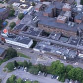 Surrey Police are appealing for witnesses after a car collided with a pedestrian outside Royal Surrey Hospital in Guildford. Picture courtesy of Google