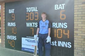 Ben Stewart made 104 not out for Horley.