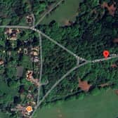 Police were called to the junction of Little London Road and Park Road following reports that a car had collided with a tree. Picture courtesy of Google