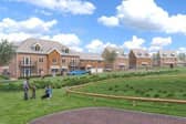 A CGI of Bellway’s new development, Highwoods View, off Turkey Road