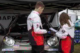 Students learn to work on a Motorsport car