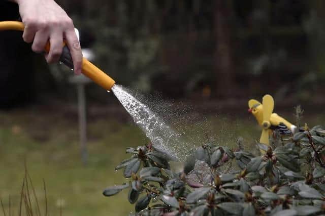 Temporary restrictions were announced by South East Water, on Friday, July 11, meaning customers in Sussex have been prevented from using hosepipes for watering their gardens, washing cars, windows and patios, or filling swimming and paddling pools. (Photo: Christopher Furlong/Getty Images)