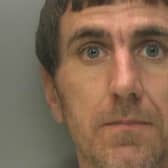Michael Davis, 40, of Hatton Gardens, Mitcham, was arrested and remanded by police after being linked to multiple shoplifting offences in Surrey. Picture courtesy of Surrey Police