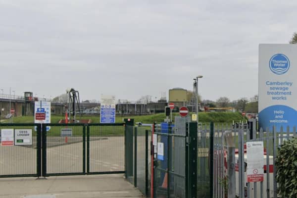 Camberley Sewage Treatment Works (Image Google)