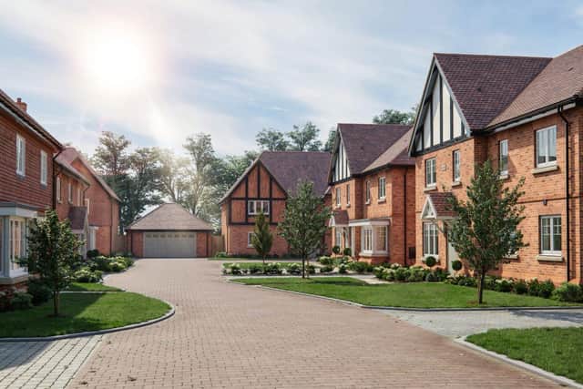 The 8 new homes at Roseacre, Banstead, enjoy an exceptional location. Picture: submitted