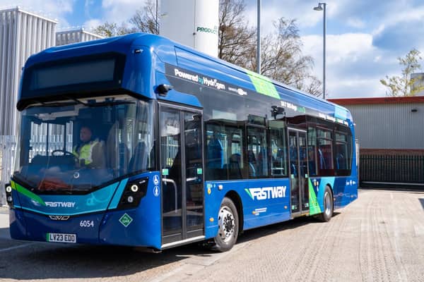A partnership between Surrey County Council, Metrobus (Go Ahead), West Sussex County Council, Kent County Council and London Gatwick has won a bid for funding to launch a new fleet of 43 hydrogen powered buses. Picture contributed
