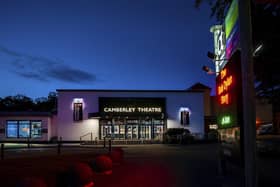 Camberley Theatre at night (Image: Surrey Heath Borough Council)
