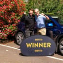 BOTB winner Peter Fuller with presenter Christian Williams